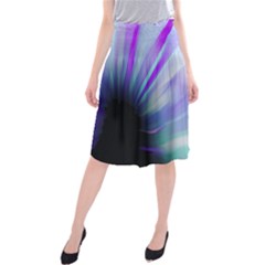 Mirror Fractal Midi Beach Skirt by Sparkle