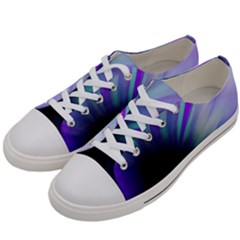 Mirror Fractal Men s Low Top Canvas Sneakers by Sparkle