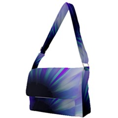 Mirror Fractal Full Print Messenger Bag (s) by Sparkle