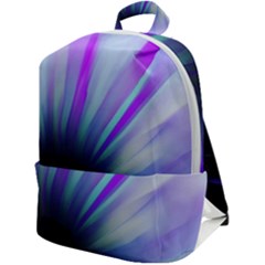 Mirror Fractal Zip Up Backpack by Sparkle