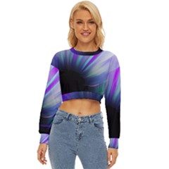 Mirror Fractal Lightweight Long Sleeve Sweatshirt by Sparkle