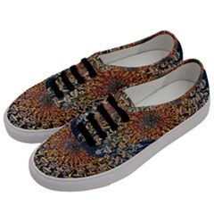 Mirror Fractal Men s Classic Low Top Sneakers by Sparkle