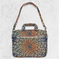 Mirror Fractal Macbook Pro 13  Shoulder Laptop Bag  by Sparkle