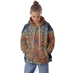 Mirror Fractal Kids  Oversized Hoodie