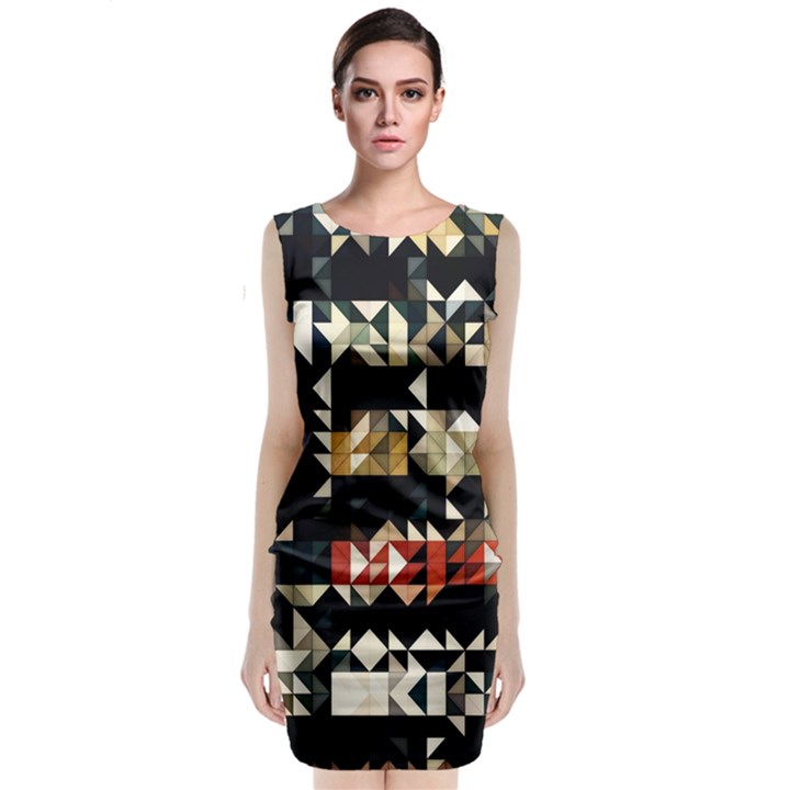 Art-design-color-banner-wallpaper Classic Sleeveless Midi Dress