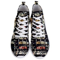 Art-design-color-banner-wallpaper Men s Lightweight High Top Sneakers