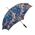 Abstract ammonite Straight Umbrellas View2