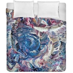 Abstract Ammonite Duvet Cover Double Side (california King Size) by kaleidomarblingart