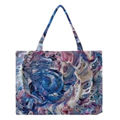 Abstract Ammonite Medium Tote Bag by kaleidomarblingart