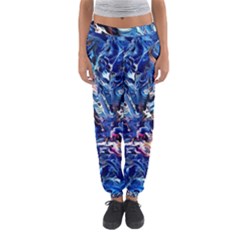 Cobalt Delta Women s Jogger Sweatpants by kaleidomarblingart