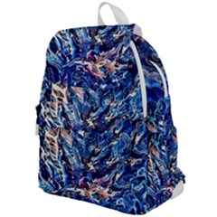 Cobalt Delta Top Flap Backpack by kaleidomarblingart