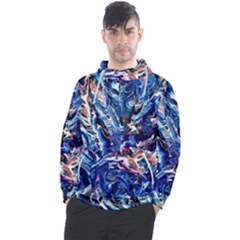 Cobalt Delta Men s Pullover Hoodie by kaleidomarblingart