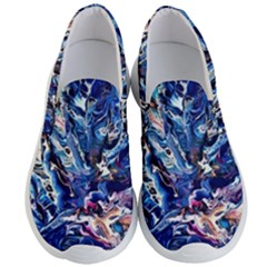 Cobalt Delta Men s Lightweight Slip Ons by kaleidomarblingart