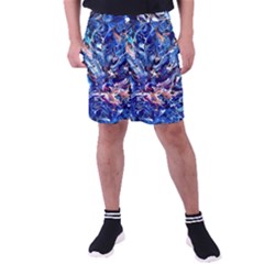 Cobalt Delta Men s Pocket Shorts by kaleidomarblingart