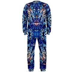 Cobalt Arabesque Onepiece Jumpsuit (men) by kaleidomarblingart