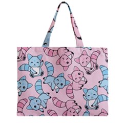 Children Pattern Design Zipper Mini Tote Bag