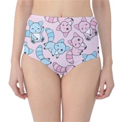 Children Pattern Design Classic High-waist Bikini Bottoms