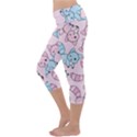 Children Pattern Design Capri Yoga Leggings View2