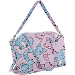 Children Pattern Design Canvas Crossbody Bag