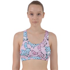 Children Pattern Design Back Weave Sports Bra