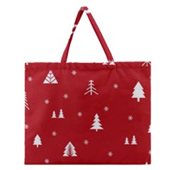 Abstract-cute-christmas Seamless Zipper Large Tote Bag by nateshop