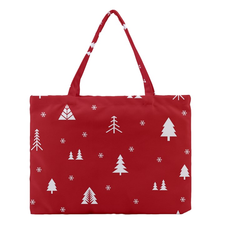 Abstract-cute-christmas Seamless Medium Tote Bag