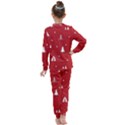 Abstract-cute-christmas Seamless Kids  Long Sleeve Set  View2