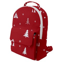 Abstract-cute-christmas Seamless Flap Pocket Backpack (small) by nateshop