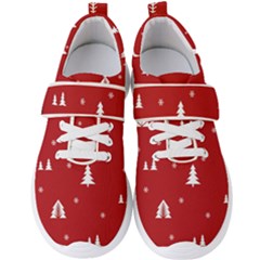 Abstract-cute-christmas Seamless Men s Velcro Strap Shoes by nateshop