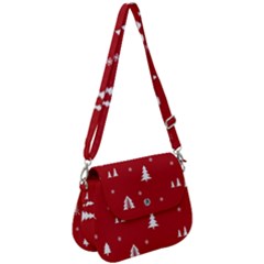 Abstract-cute-christmas Seamless Saddle Handbag by nateshop