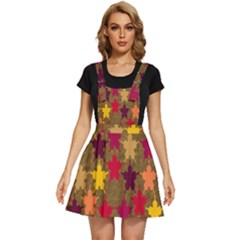 Abstract-flower Gold Apron Dress by nateshop