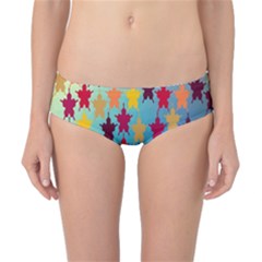 Abstract-flower,bacground Classic Bikini Bottoms by nateshop