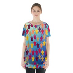 Abstract-flower,bacground Skirt Hem Sports Top by nateshop