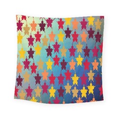 Abstract-flower,bacground Square Tapestry (small)