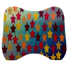 Abstract-flower,bacground Velour Head Support Cushion by nateshop