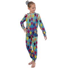 Abstract-flower,bacground Kids  Long Sleeve Set  by nateshop