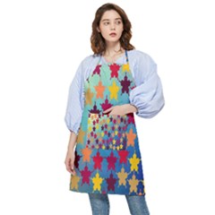 Abstract-flower,bacground Pocket Apron by nateshop