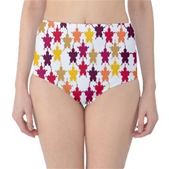 Abstract-flower Classic High-waist Bikini Bottoms by nateshop