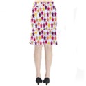 Abstract-flower Short Mermaid Skirt View2