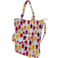 Abstract-flower Shoulder Tote Bag by nateshop