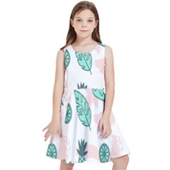 Art Geometric Kids  Skater Dress