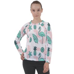 Art Geometric Women s Long Sleeve Raglan Tee