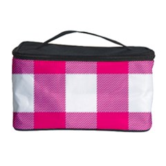 Pink And White Plaids Cosmetic Storage by ConteMonfrey