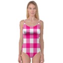 Pink and white plaids Camisole Leotard  View1