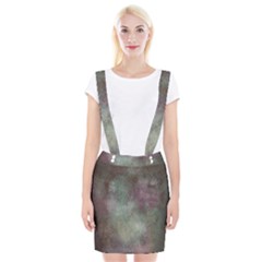 Background-abstrac Braces Suspender Skirt