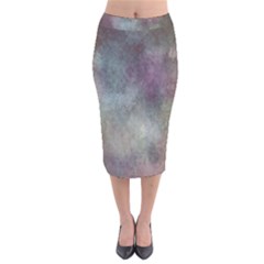 Background-abstrac Velvet Midi Pencil Skirt by nateshop