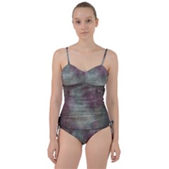 Background-abstrac Sweetheart Tankini Set