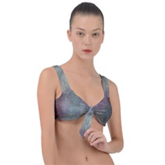 Background-abstrac Front Tie Bikini Top by nateshop