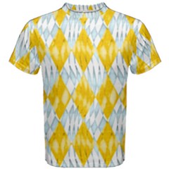 Background-box Yellow Men s Cotton Tee by nateshop