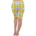 Background-box Yellow Cropped Leggings  View4